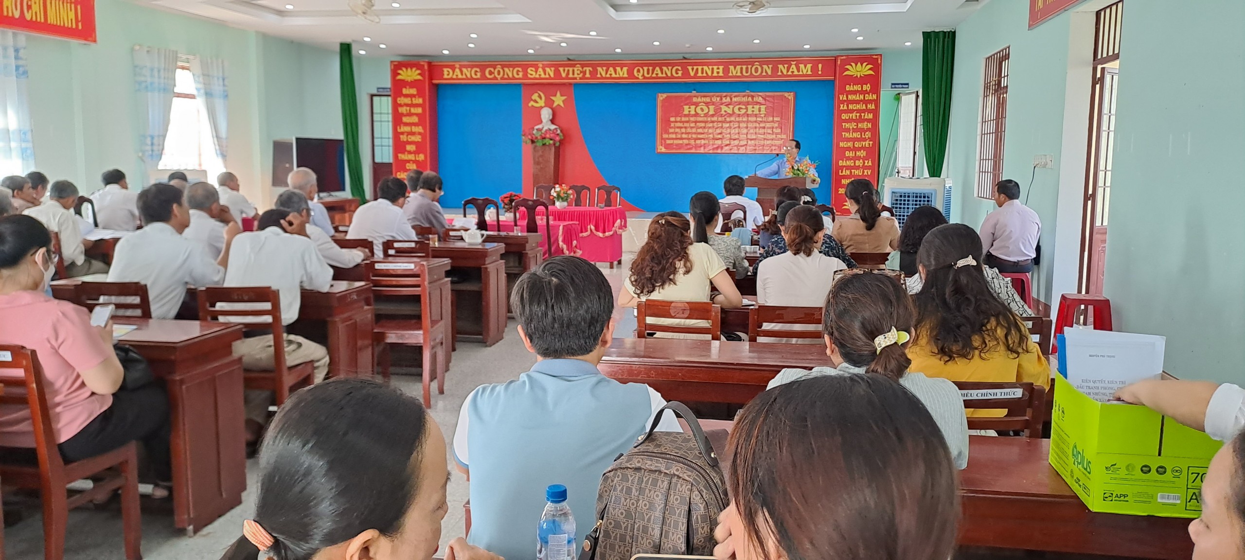 Đảng ủy xã Nghĩa Hà tổ chức Hội nghị Quán triệt, học tập chuyên đề năm 2023 đồng thời triển khai quán triệt nội dung tác phẩm của đồng chí Tổng Bí thư Nguyễn Phú Trọng